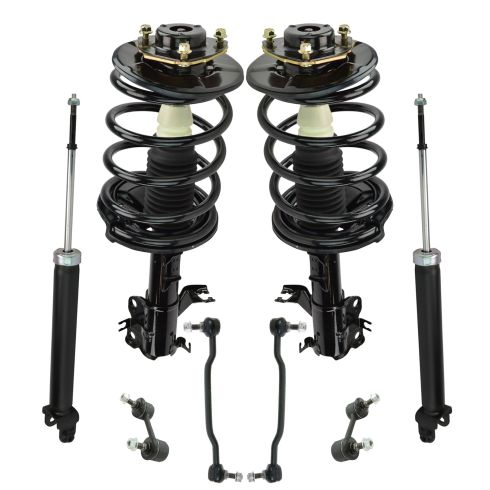 02-06 Nissan Altima Front & Rear Loaded Strut & Shock w/ Links Kit (8pc)
