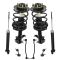 02-06 Nissan Altima Front & Rear Loaded Strut & Shock w/ Links Kit (8pc)