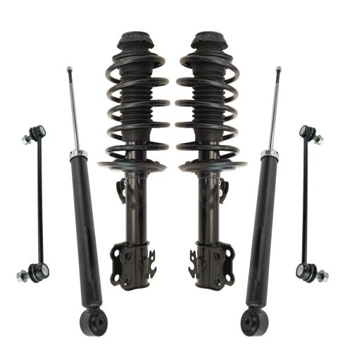 12-15 Toyota Prius C Front Loaded Strut & Rear Shock Absorber w/ Links Kit (6pc)