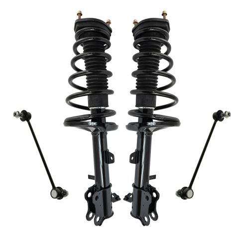 01-03 Toyota Highlander AWD Rear Strut & Spring Assembly w/ Link Kit (4pc)