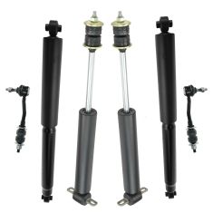 99-03 Durango 2WD Front & Rear Shock w/ Sway Links Kit (8pc)