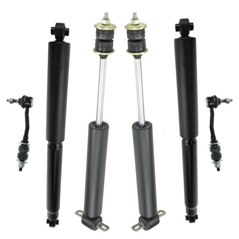 99-03 Durango 2WD Front & Rear Shock w/ Sway Links Kit (8pc)