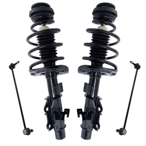 10-12 Chevy Camaro w/ 3.6L Front Strut & Spring Assembly w/ Links Kit (4pc)