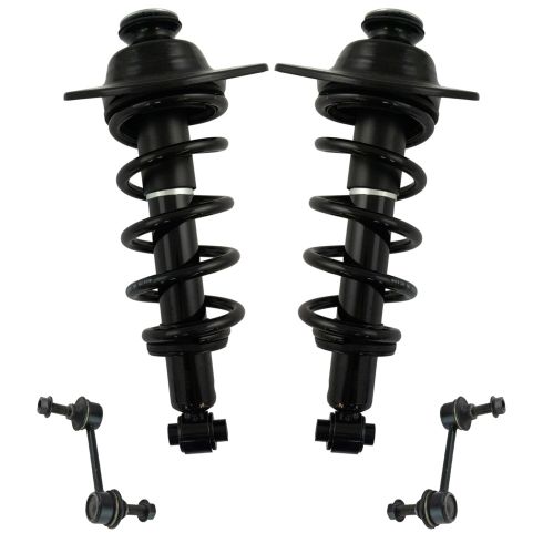 11-15 Chevrolet Camaro V6 Rear Strut & Spring Assembly w/ Links Kit (4pc)