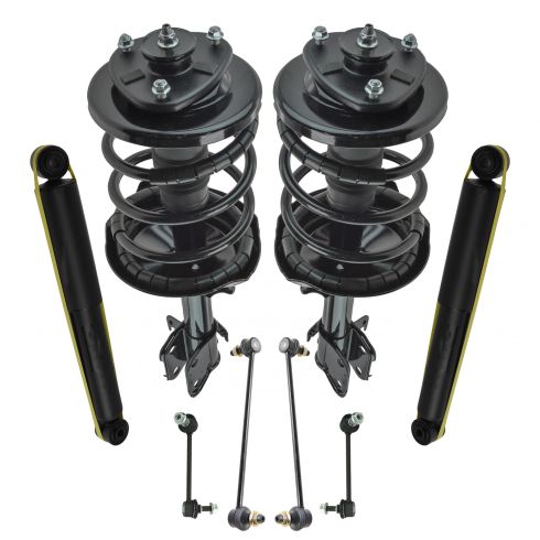 03-05 Acura MDX Front Rear Strut & Spring Assembly Shock Absorber w/ Links Kit (