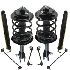 06 Acura MDX Front Rear Strut & Spring Assembly Shock Absorber w Links Kit (8pc)