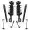 07-09 Equinox, Torrent; 08-10 Vue Frnt Rear Loaded Strut & Shock w Links Kit 8pc