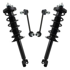 13-17 Honda Accord Rear Strut & Spring Assembly w/ Links Kit (4pc)