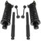 02-07 Jeep Liberty Front Rear Strut & Spring Assembly Shock w/ Links Kit (6pc)