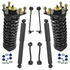 07-11 Nitro; 08-12 Liberty Front Rear Strut & Spring Assembly Shock w/ Links Kit