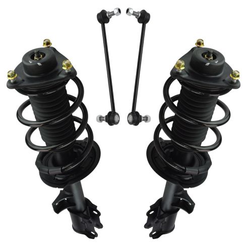 11-13 Kia Sportage Hyundai Tucson Front Strut & Spring Assembly w/ Links Kit 4pc