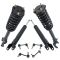 11-15 Jeep Wrangler Front Strut & Spring Assembly & Rear Shock w/ Links Kit 8pc