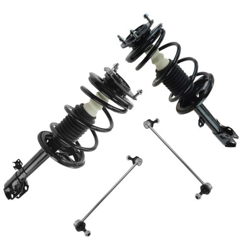 01-05 Toyota Rav4 FWD Front Strut & Spring Assembly w/ Links Kit 4pc
