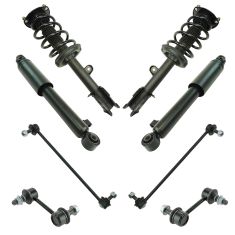 11-13 Kia Sorento Front Strut & Spring Assembly & Rear Shock w/ Links Kit 8pc