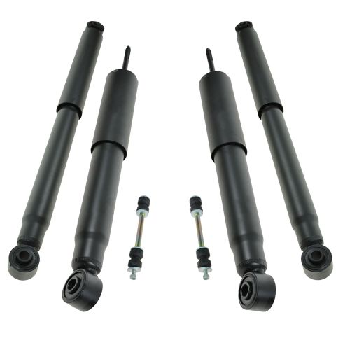 01-10 Silverdo, Sierra HD; 00-09 Sub, Yukon XL 2500 Frt/Rr Shock w/ Link Kit 6pc