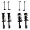 04-06 Toyota Camry 2.4L Front & Rear Strut & Spring Assy w/ Links Kit 8pc