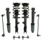 10-12 Hyundai Santa Fe Front Strut & Spring & Rear Shock w/ Links Kit 8pc