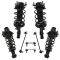 05-10 Scion tC Front Rear Complete Strut & Spring Assembly w Links Kit 8pc