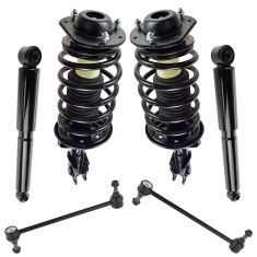05-10 Cobalt; 06-10 HHR; 07-09 G5 Frnt Rear Loaded Strut Shock w/ Links Kit 6pc