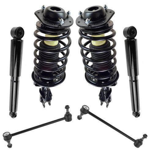 05-10 Cobalt; 06-10 HHR; 07-09 G5 Frnt Rear Loaded Strut Shock w/ Links Kit 6pc