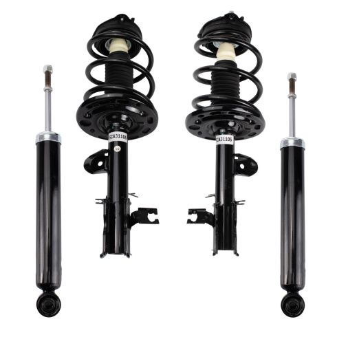 TRQ New Front Complete Struts & Rear Shocks Kit Fits For 2011