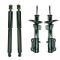 05-10 Ford Mustang (exc GT500, GT500KR) Front & Rear Strut/Shock Kit (Set of 4) (Monroe Sensa-Trac)