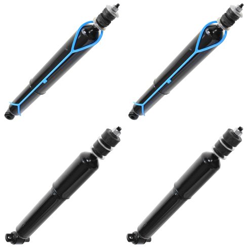 97-03 Ford F150; 94 F150 Heritage (exc 7700lb GVW) w/2wd Frt & Rr Shock Absorber Set of 4 Sensa-Trac