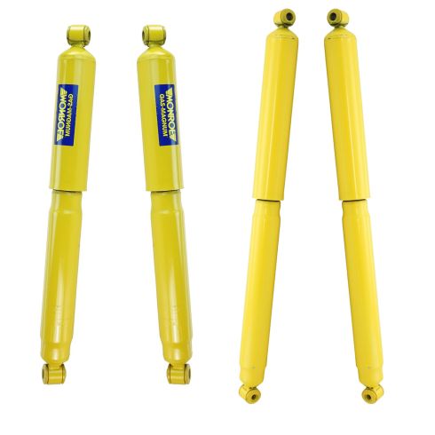 99-04 Ford F250SD, F350SD w/4WD Front & Rear Shock Absorber Kit (Set of 4) (Monore Gas Magnum)