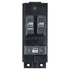 99-02 Silverado, Sierra 1500-3500 (exc Crew Cab) Black 3 Button Master Pwr Window Switch LF