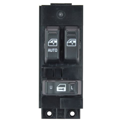 99-02 Silverado, Sierra 1500-3500 (exc Crew Cab) Black 3 Button Master Pwr Window Switch LF