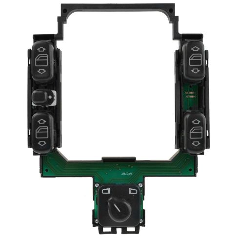 94-97 MB C280; 95-97 C36AMG, C280; 96 C280; 97-98 C230 Mst Pwrr Window & Mirror Switch (Console Mtd)