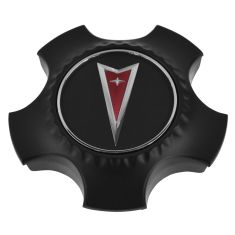 08-09 Pontiac G8 (w/18 In, Double 5 spoke Silver Wheel) Black w/Red Arrowhead Logoed Center Cap (GM)