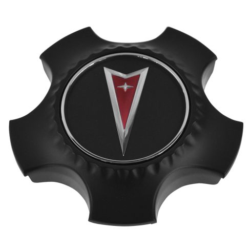 08-09 Pontiac G8 (w/18 In, Double 5 spoke Silver Wheel) Black w/Red Arrowhead Logoed Center Cap (GM)