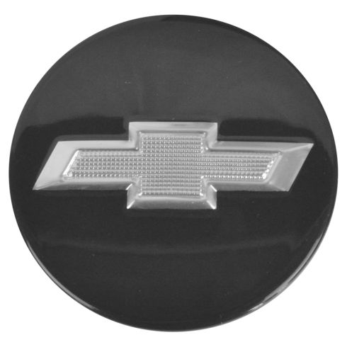 13 Camaro Conv; 10-15 Camaro Cpe; 12-15 Volt Black w/Silver ~Bowtie~ Logoed Wheel Center Cap (GM)