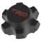 07-14 FJ Cruiser; 01-15 Tacoma (w/16 In TRD Whl) Black & Red ~TRD~ Logoed Wheel Center Cap (Toyota)
