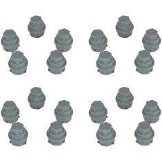99-06 Buick; 97-08 Chevy; 01-10 Pontiac; 00-02 Saturn (M24-2.0 x 32.5mm) Gry Lug Nut Cap (Box of 20)