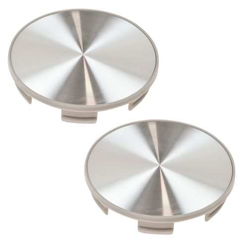 95-12 Honda Multifit (w/17, 18, 19 Inch Alum Whl) Brushed Alum Center Cap (Dorman) Pair