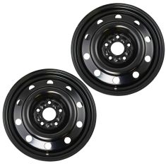 13-18 Grand Caravan, Journey, Town & Country (17 x 6-1/2 Inch) Steel Wheel Pair (Dorman)