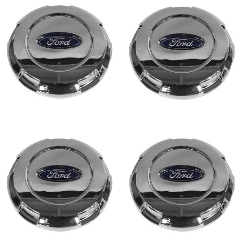 03-14 Expedition; 04-08 F150 New Body (17 Inch Alum Whl) Ford Logo Chrome Center Cap Set (Ford)