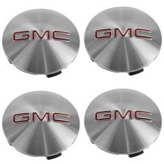 07-15 GMC Acadia (18, 19, 20 x 7 1/2 In Al Whl - RPO PZ3, QT5, RZA) ~GMC~ Logo Center Cap Set (GM)
