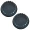13 Camaro Conv; 10-15 Camaro Cpe; 12-15 Volt Black w/Silver ~Bowtie~ Logo Wheel Center Cap Pair (GM)