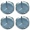 90-14 MB C CL CLA CLS E G ML GL GLK S SL SLK Chrome w/Raised Chrome Star Wheel Center Cap Set /4(MB)