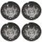 03-13 Ram 2500 3500 (w/17 Inch Wheel) Rams Head Chrome Center Cap Set of 4 (Mopar)