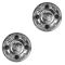 94-02 Dodge Ram 3500 (w/SRW & 16 Inch Whl) Front Wheel Chrome Center Cap Pair (Mopar)