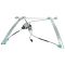2004-07 Dodge Chrysler Mini Van Power Window Regulator w/Motor LH