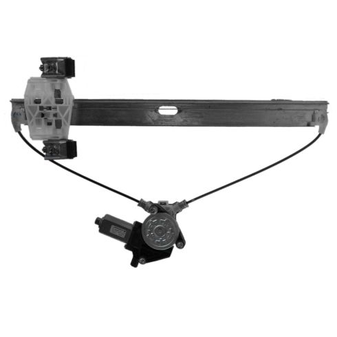 04-13 Ford F150 Super Cab Rear Door Power Window Regulator w/Motor LR