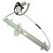 02-03 Acura TL Front Door Power Window Regulator w/6 Pin Motor LF