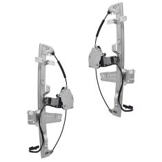 01-04 Grand Cherokee Front Door Window Regulator w/Motor Pair