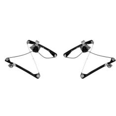 1999-04 Alero Grand Am 4dr Power Window Regulator Pair Front