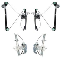 99-04 Alero 4dr Power Window Regulator Set 4pc